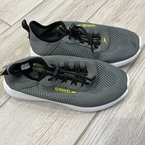 Speedo Boys Gray Water Sneakers Shoes Size L 2/3